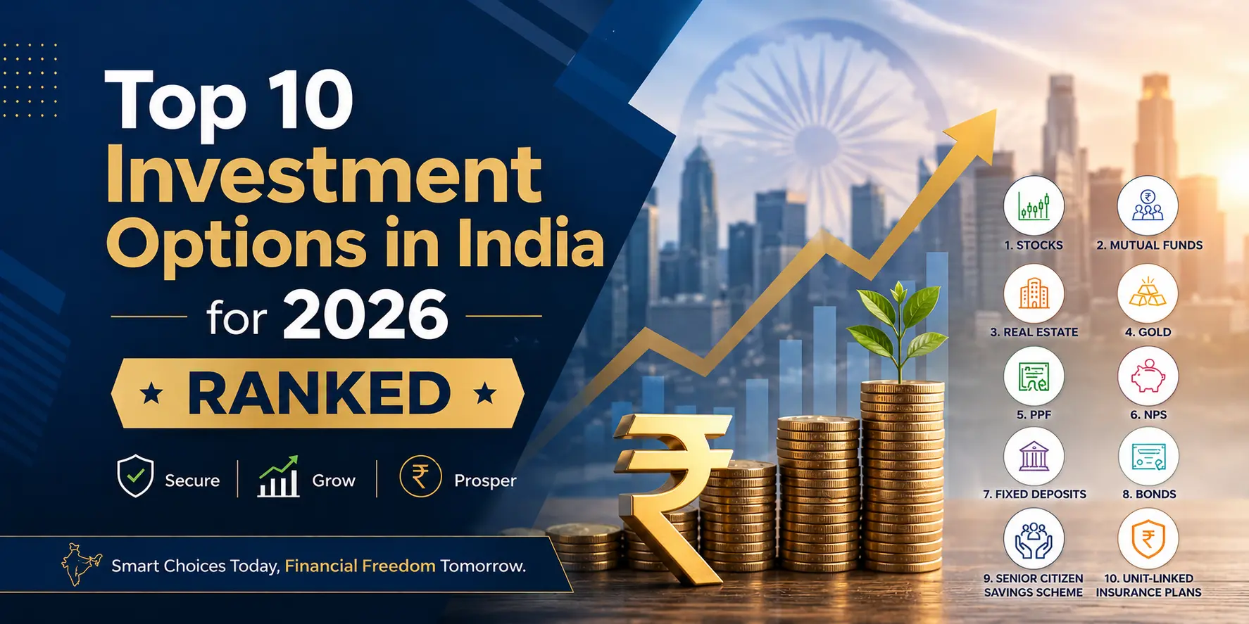 Top 10 Investment Options in India for 2026 Ranked