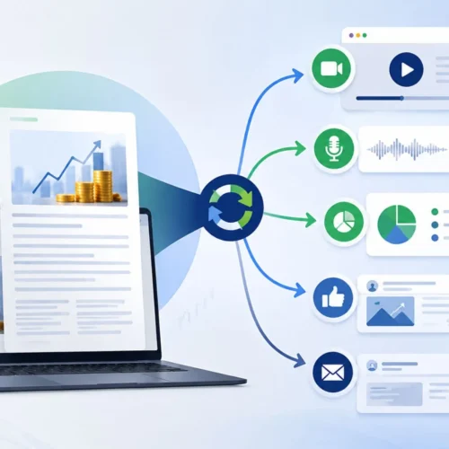 Content Repurposing for Financial Brands: One Report, Ten Pieces of Content