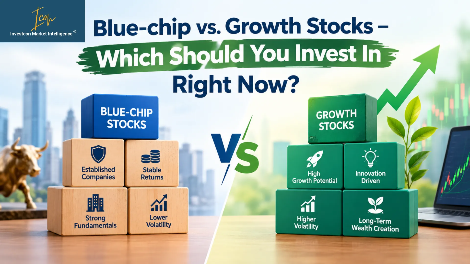 Blue-chip vs. Growth Stocks
