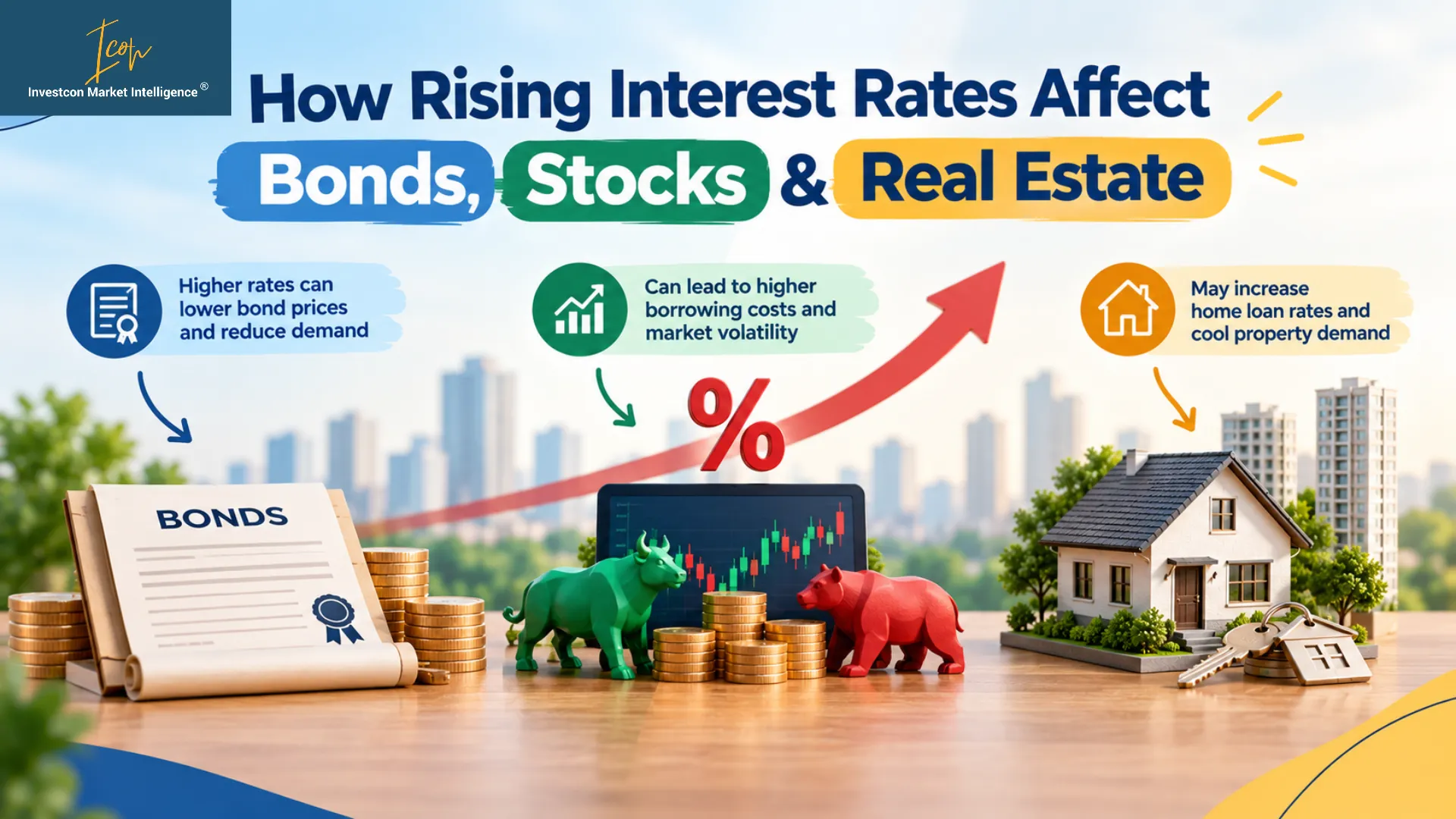 How Rising Interest Rates Affect Bonds, Stocks & Real Estate